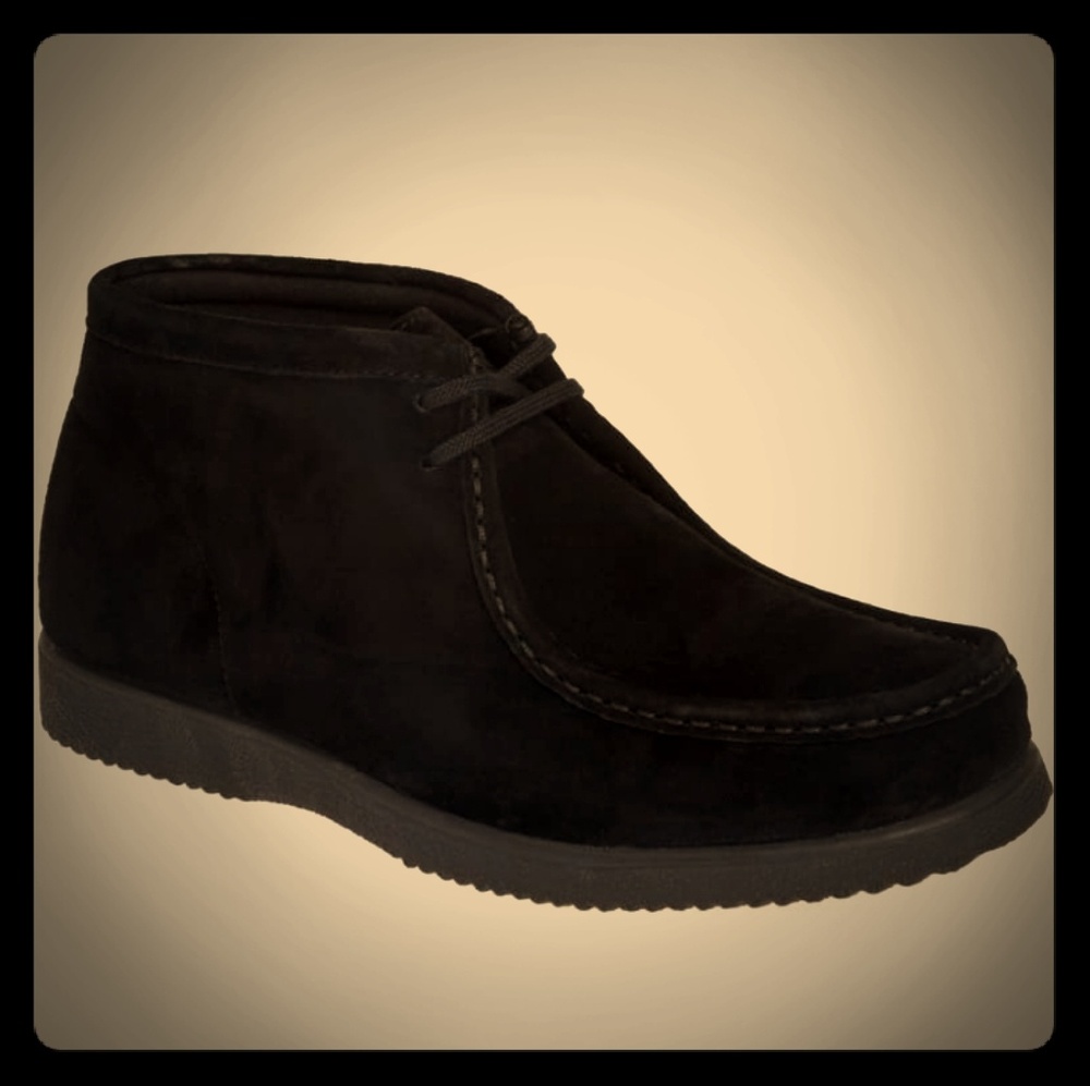 Vintage NWTB NIB Black Bridgeport Hush Puppies 8.5